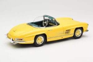 Mercedes 300 SL W198 Roadster Hardtop Signal Yellow Minichamps 1:18 180039044 メタル - 画像 4/9