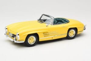 Mercedes 300 SL W198 Roadster Hardtop Signal Yellow Minichamps 1:18 180039044 メタル