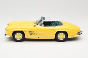 Mercedes 300 SL W198 Roadster Hardtop Signal Yellow Minichamps 1:18 180039044 メタル - 画像 5/9