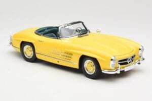 Mercedes 300 SL W198 Roadster Hardtop Signal Yellow Minichamps 1:18 180039044 メタル - 画像 7/9