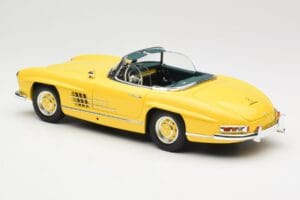 Mercedes 300 SL W198 Roadster Hardtop Signal Yellow Minichamps 1:18 180039044 メタル - 画像 8/9