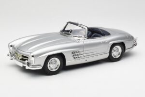 Mercedes 300 SL W198 Roadster Silver Metallic Minichamps 1:18 180039030 メタル