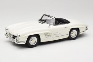 Mercedes 300 SL W198 ロードスター ホワイト ソフトトップ付 Minichamps 1:18 180039034 メタル
