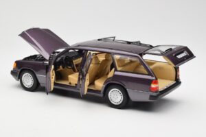 Mercedes 300D S124 T-Model Bornit ディーラー エディション Norev 1:18 B66040701 メタル - 画像 5/8