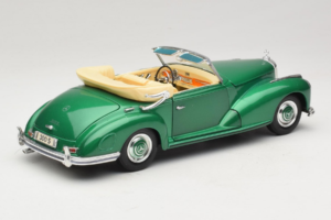 Mercedes 300S Cabriolet Green Metallic Maisto 1:18 52116 メタル - 画像 3/7