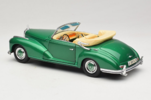 Mercedes 300S Cabriolet Green Metallic Maisto 1:18 52116 メタル - 画像 6/7