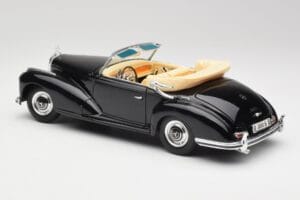 Mercedes 300SC W188 オブシディアンブラック Maisto 1:18 806B メタル - 画像 7/8