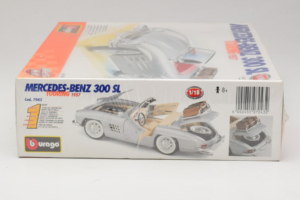 Mercedes 300SL Roadster シルバー Bburago 1:18 7043 メタル - 画像 4/4