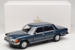 Mercedes 350 SEL W116 Hansa Blue Norev 1:18 183976 メタル - 画像 8/8