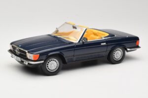 Mercedes 350 SL R107 ダークブルー Sun Star 1:18 MB003 メタル