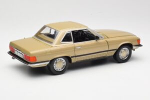 Mercedes 350 SL R107 ゴールド Sun Star 1:18 MB004 メタル - 画像 3/8