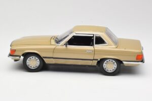 Mercedes 350 SL R107 ゴールド Sun Star 1:18 MB004 メタル - 画像 4/8