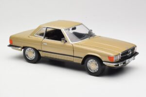 Mercedes 350 SL R107 ゴールド Sun Star 1:18 MB004 メタル - 画像 6/8