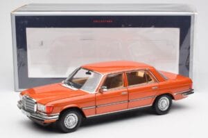 Mercedes 450 SEL 6.9 W116 オレンジメタリック Norev 1:18 183459 メタル - 画像 8/8