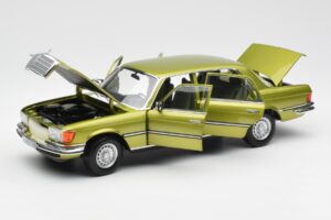 Mercedes 450 SEL W116 シトラス グリーン ディーラー エディション Norev 1:18 B66040683 メタル - 画像 2/8