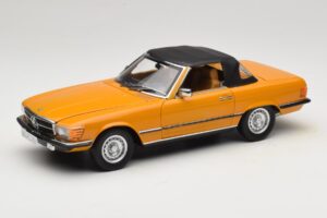 Mercedes 450 SL R107 Cayenne Orange Norev 1:18 183350 メタル - 画像 3/10