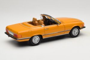 Mercedes 450 SL R107 Cayenne Orange Norev 1:18 183350 メタル - 画像 4/10