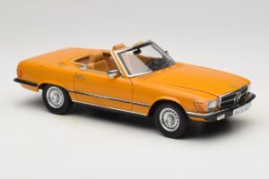 Mercedes 450 SL R107 Cayenne Orange Norev 1:18 183350 メタル - 画像 8/10