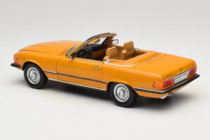 Mercedes 450 SL R107 Cayenne Orange Norev 1:18 183350 メタル - 画像 9/10