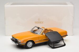 Mercedes 450 SL R107 Cayenne Orange Norev 1:18 183350 メタル - 画像 10/10