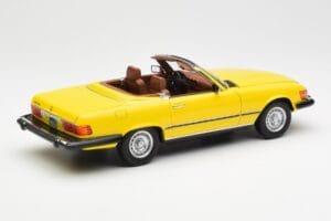 Mercedes 450SL R107 イエロー US Version Norev 1:18 183727 メタル - 画像 4/9