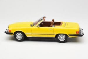 Mercedes 450SL R107 イエロー US Version Norev 1:18 183727 メタル - 画像 5/9
