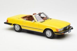 Mercedes 450SL R107 イエロー US Version Norev 1:18 183727 メタル - 画像 7/9