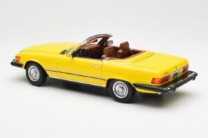 Mercedes 450SL R107 イエロー US Version Norev 1:18 183727 メタル - 画像 8/9