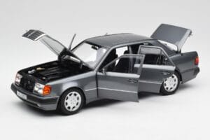 Mercedes 500 E W124 パールグレー Norev 1:18 183946 メタル - 画像 2/8