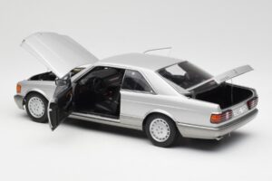Mercedes 500 SEC C126 シルバー AUTOart 1:18 76212 メタル - 画像 5/8