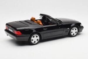 Mercedes SL 500 R129 ブラック Norev 1:18 183750 メタル - 画像 4/10