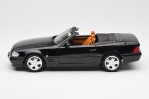 Mercedes SL 500 R129 ブラック Norev 1:18 183750 メタル - 画像 5/10