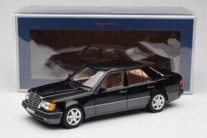 Mercedes 500E W124 ブラック リミテッドエディション Norev 1:18 183949 メタル - 画像 12/12