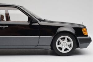 Mercedes 500E W124 ブラック リミテッドエディション Norev 1:18 183949 メタル - 画像 8/12