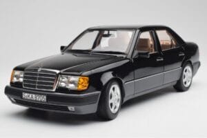 Mercedes 500E W124 ブラック リミテッドエディション Norev 1:18 183949 メタル - 画像 9/12