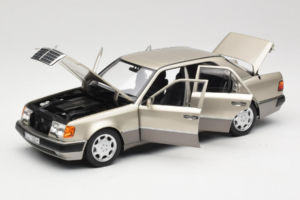 Mercedes 500E W124 Smoke Silver ディーラー限定版 Norev 1:18 B66040724 メタル - 画像 2/8