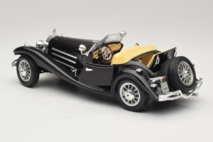 Mercedes 500K ロードスター ブラック Bburago 1:18 3020-P2 メタル - 画像 5/8
