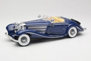 Mercedes 500K Special Roadster ブルー Maisto 1:18 56059 メタル