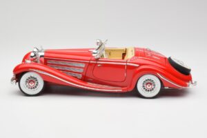 Mercedes 500K Special Roadster レッド Maisto 1:18 56058 メタル - 画像 4/8