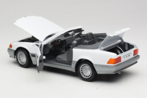 Mercedes 500 SL R129 ホワイト Roadtough 1:18 92048 メタル - 画像 5/8