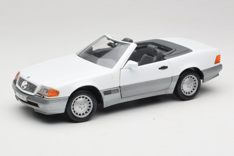 Mercedes 500 SL R129 ホワイト Roadtough 1:18 92048 メタル