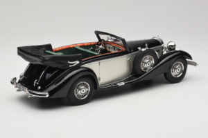 Mercedes 540K カブリオレ ブラック シルバー Cult Models 1:18 CML184-3 メタル - 画像 2/6