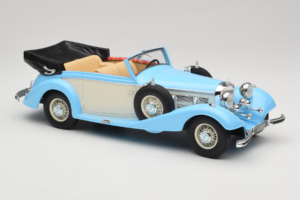 Mercedes 540K カブリオレ ブルー ホワイト Cult Models 1:18 CML184-2 メタル - 画像 4/6