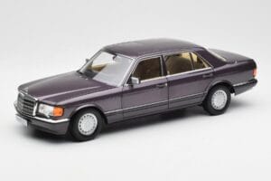 Mercedes 560 SEL W126 パープルメタリック Norev 1:18 183544 メタル