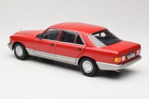 Mercedes 560 SEL W126 レッド Norev 1:18 183463 メタル - 画像 7/8
