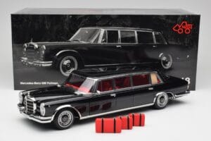 Mercedes 600 Pullman W100 ブラック NZG 1:18 1071/50 メタル - 画像 8/8