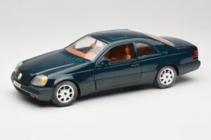 Mercedes 600 SEC C140 グリーン Majorette 1:18 4418 メタル