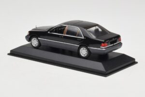 Mercedes 600 SEL W140 Black Metallic Minichamps 1:43 940035400 メタル - 画像 3/4