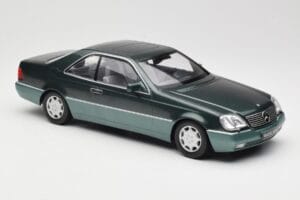 Mercedes 600 SEC W140 Coupe Green Metallic KK-Scale 1:18 KKDC180343 メタル - 画像 4/6