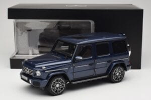 Mercedes AMG G 63 L W465 ダークブルー Norev 1:18 B66960663 メタル - 画像 8/8